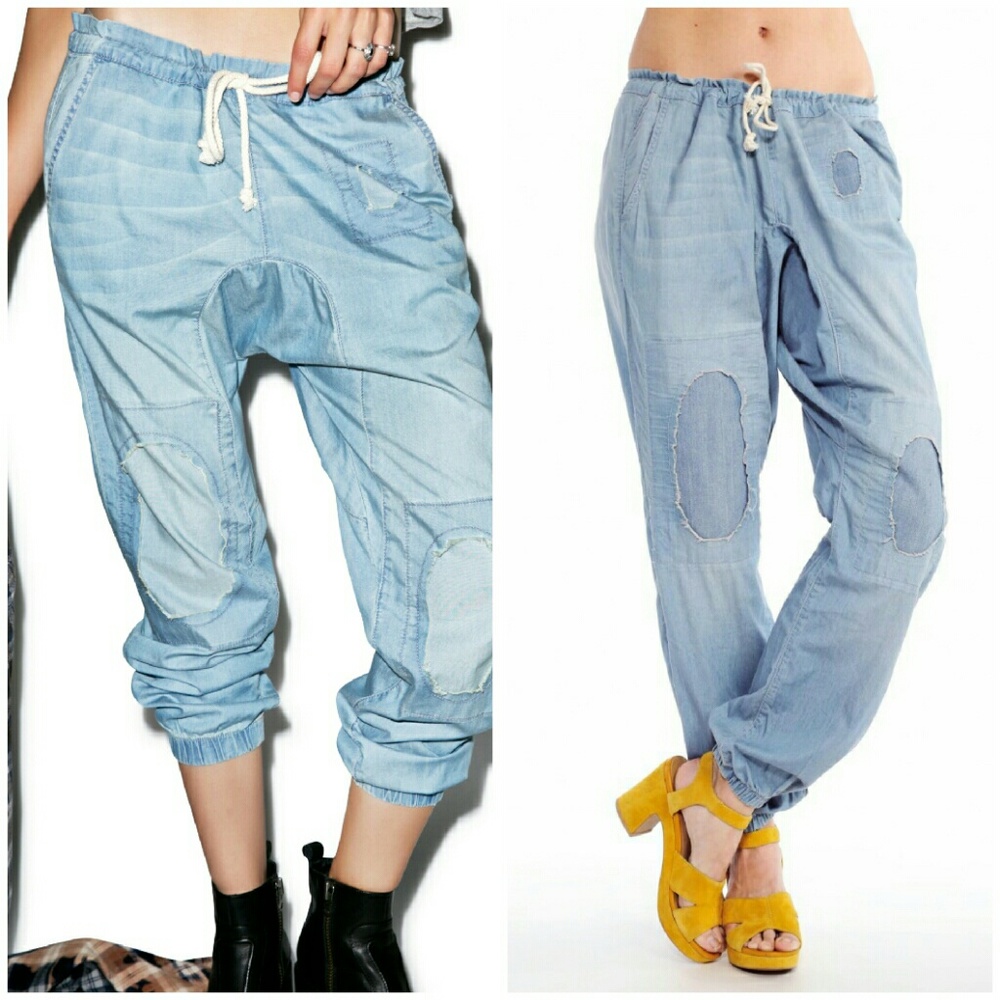 New Wildfox Drawstring Joggers Pants Alto XS